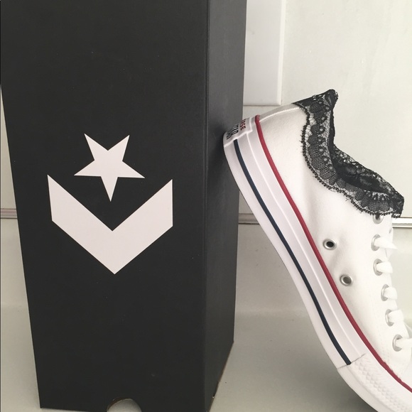 COPY - Cute Ankle Lace Converse - Custom! - Picture 5 of 7